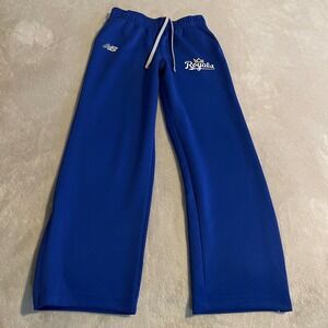 Kansas City Royals New Balance Mens Blue Sweatpants Track Pants Drawstring Small